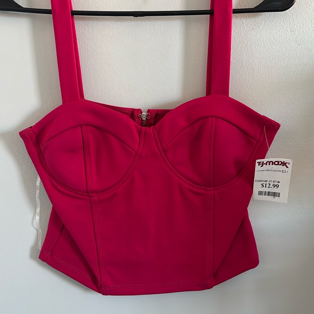 Pink Crop Top
